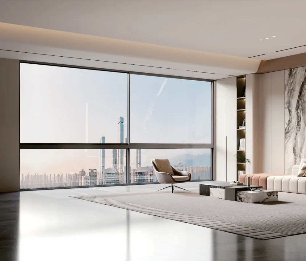 CIMU panoramic aluminium window